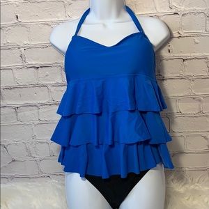 Island escape tiered Bandini andbikini bottom S 12